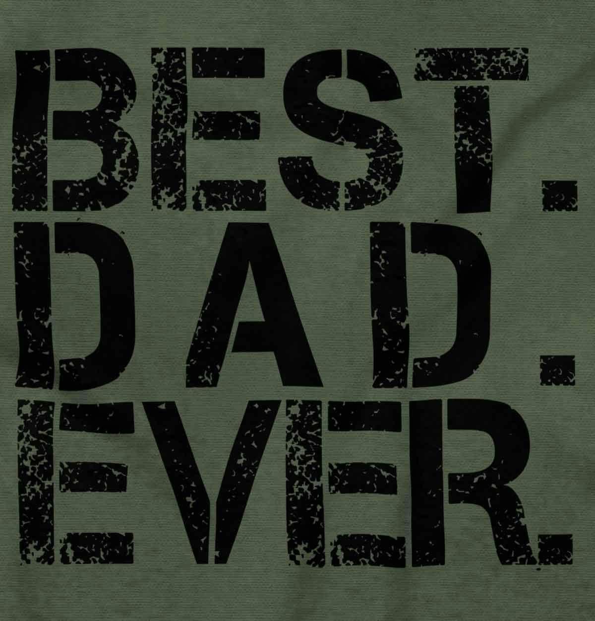 imageBrisco Brands Best Dad Ever Cool Hoodie Hooded Sweatshirt MenMilitary Green