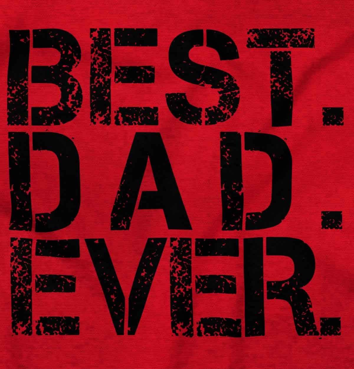 imageBrisco Brands Best Dad Ever Cool Hoodie Hooded Sweatshirt MenRed