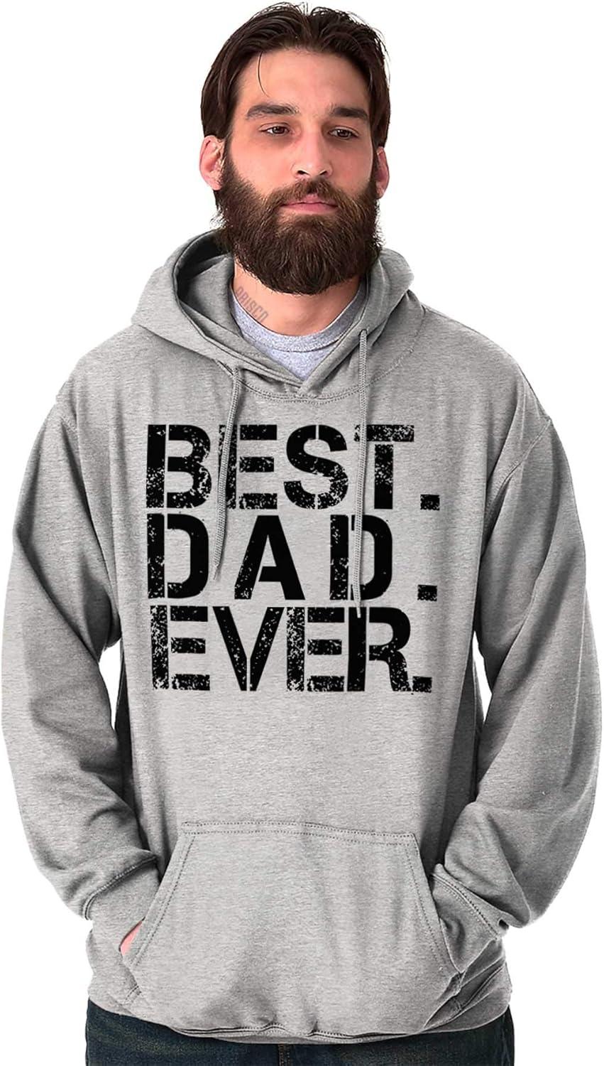 imageBrisco Brands Best Dad Ever Cool Hoodie Hooded Sweatshirt MenSport Grey