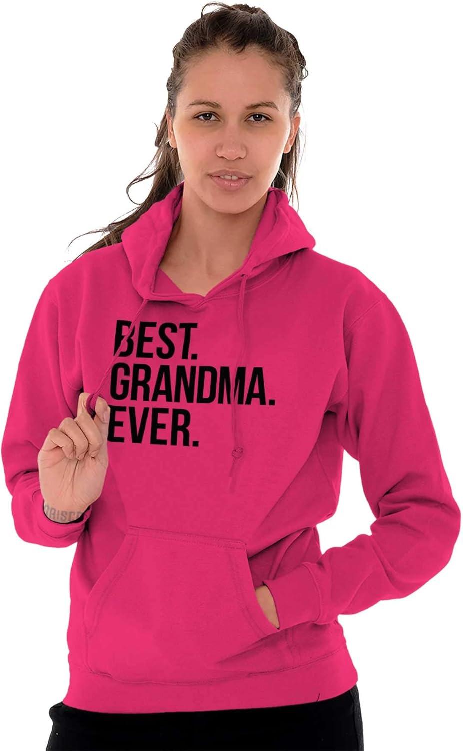 imageBrisco Brands Best Grandma Ever Nanna Gigi Nan Cute Hoodie Sweatshirt WomenHeliconia