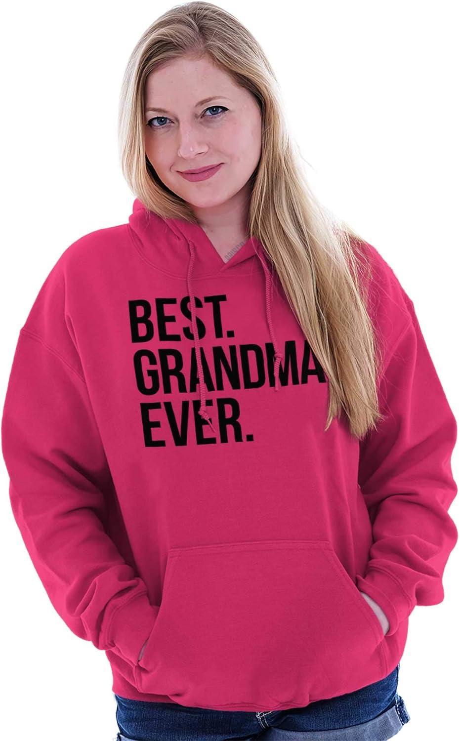 imageBrisco Brands Best Grandma Ever Nanna Gigi Nan Cute Hoodie Sweatshirt WomenHeliconia