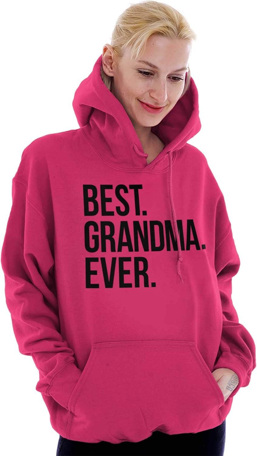 imageBrisco Brands Best Grandma Ever Nanna Gigi Nan Cute Hoodie Sweatshirt WomenHeliconia