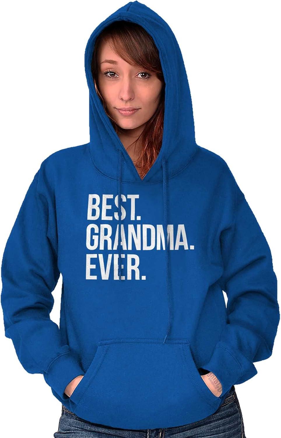 imageBrisco Brands Best Grandma Ever Nanna Gigi Nan Cute Hoodie Sweatshirt WomenRoyal