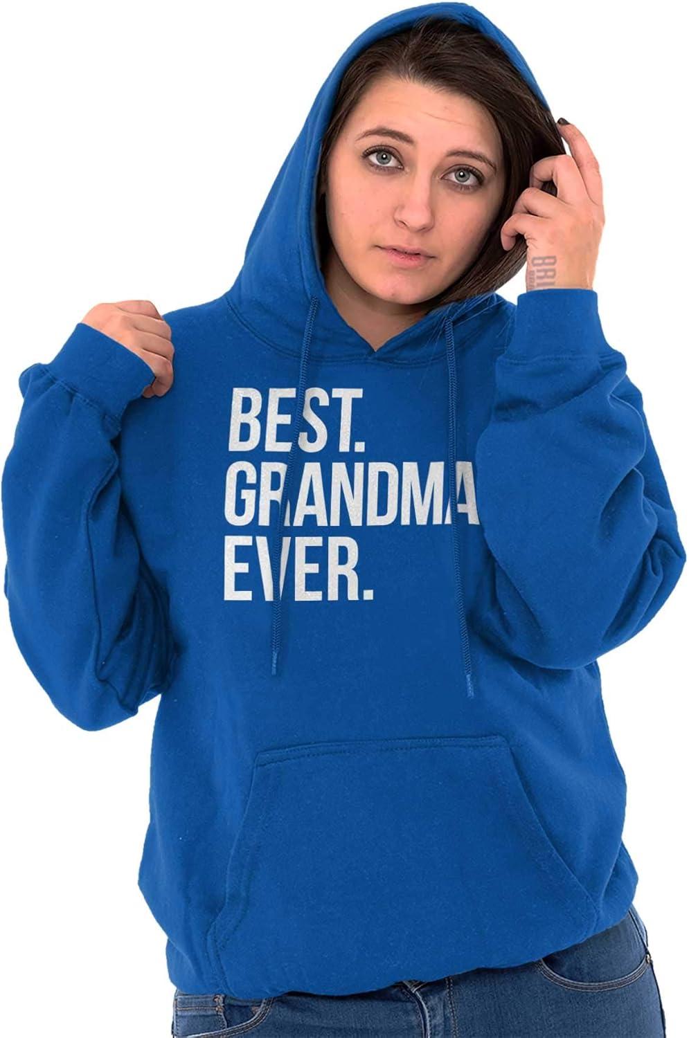 imageBrisco Brands Best Grandma Ever Nanna Gigi Nan Cute Hoodie Sweatshirt WomenRoyal