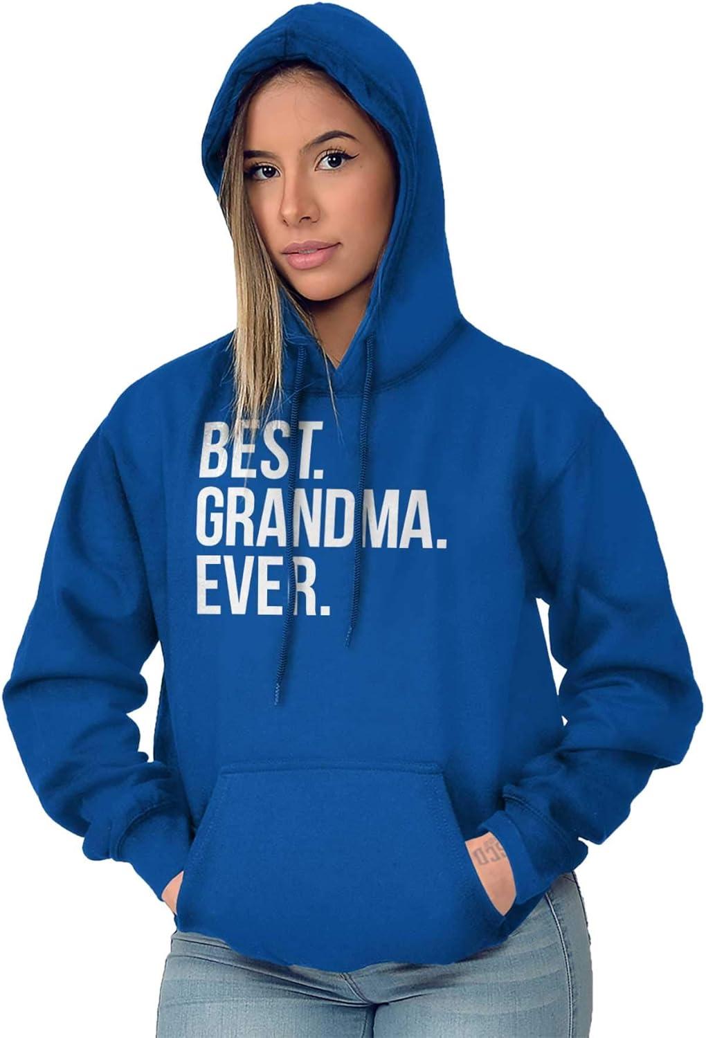 imageBrisco Brands Best Grandma Ever Nanna Gigi Nan Cute Hoodie Sweatshirt WomenRoyal