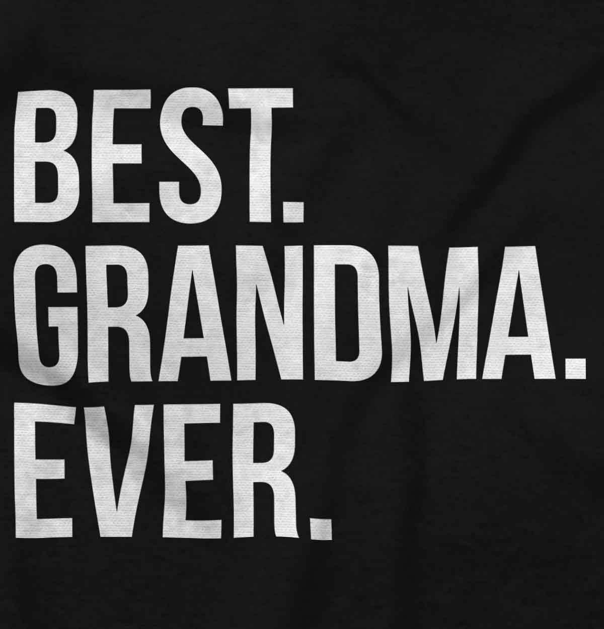 imageBrisco Brands Best Grandma Ever Nanna Gigi Nan Cute Womens Graphic T Shirt TeesBlack