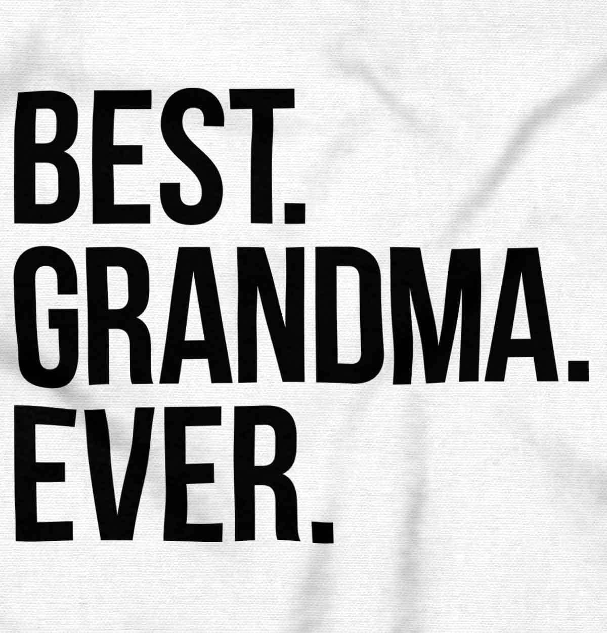imageBrisco Brands Best Grandma Ever Nanna Gigi Nan Cute Womens Graphic T Shirt TeesWhite
