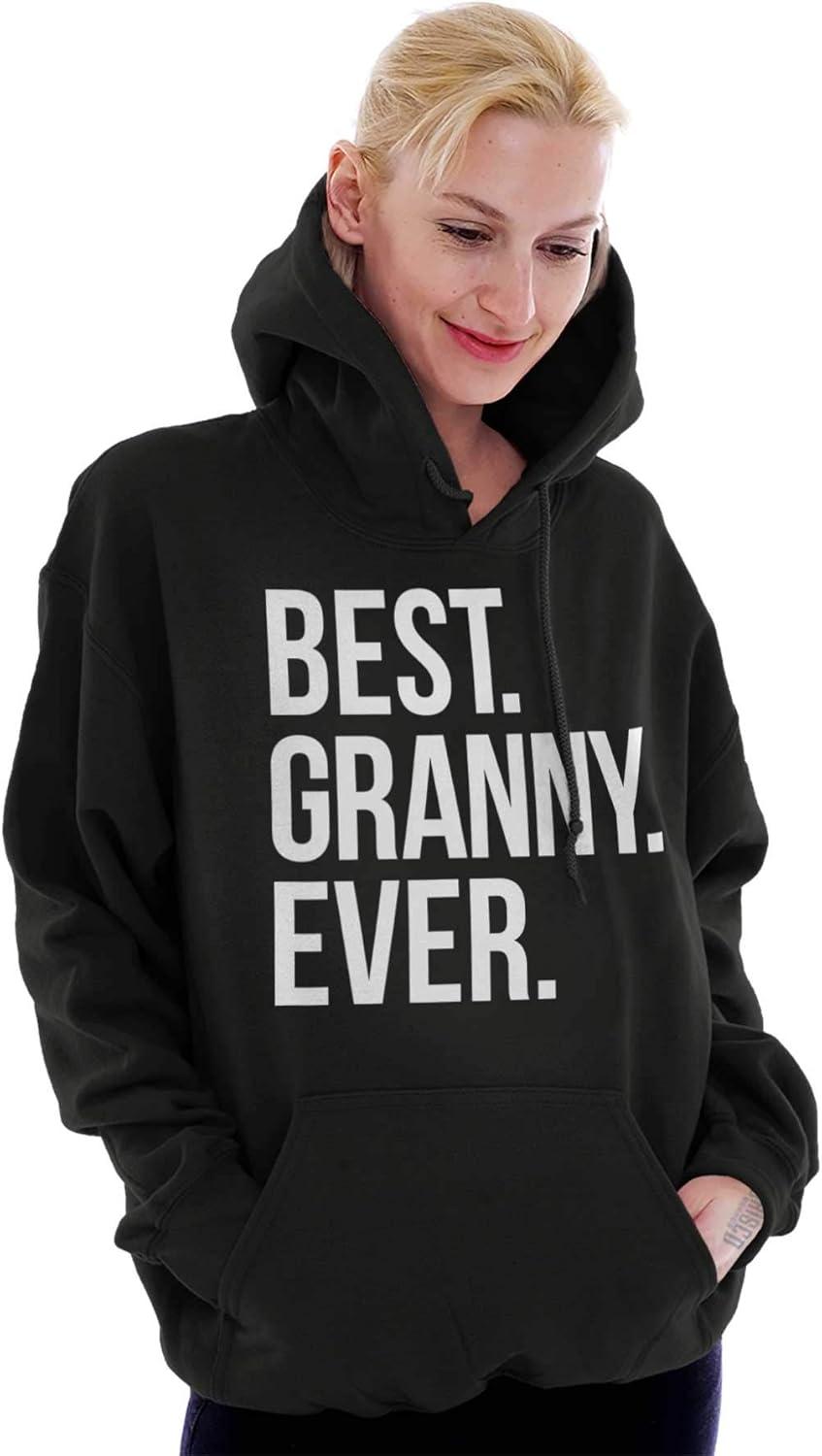 imageBrisco Brands Best Granny Ever Grandma Grams Mother Hoodie Sweatshirt WomenBlack