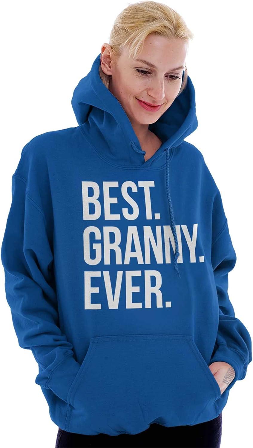 imageBrisco Brands Best Granny Ever Grandma Grams Mother Hoodie Sweatshirt WomenRoyal