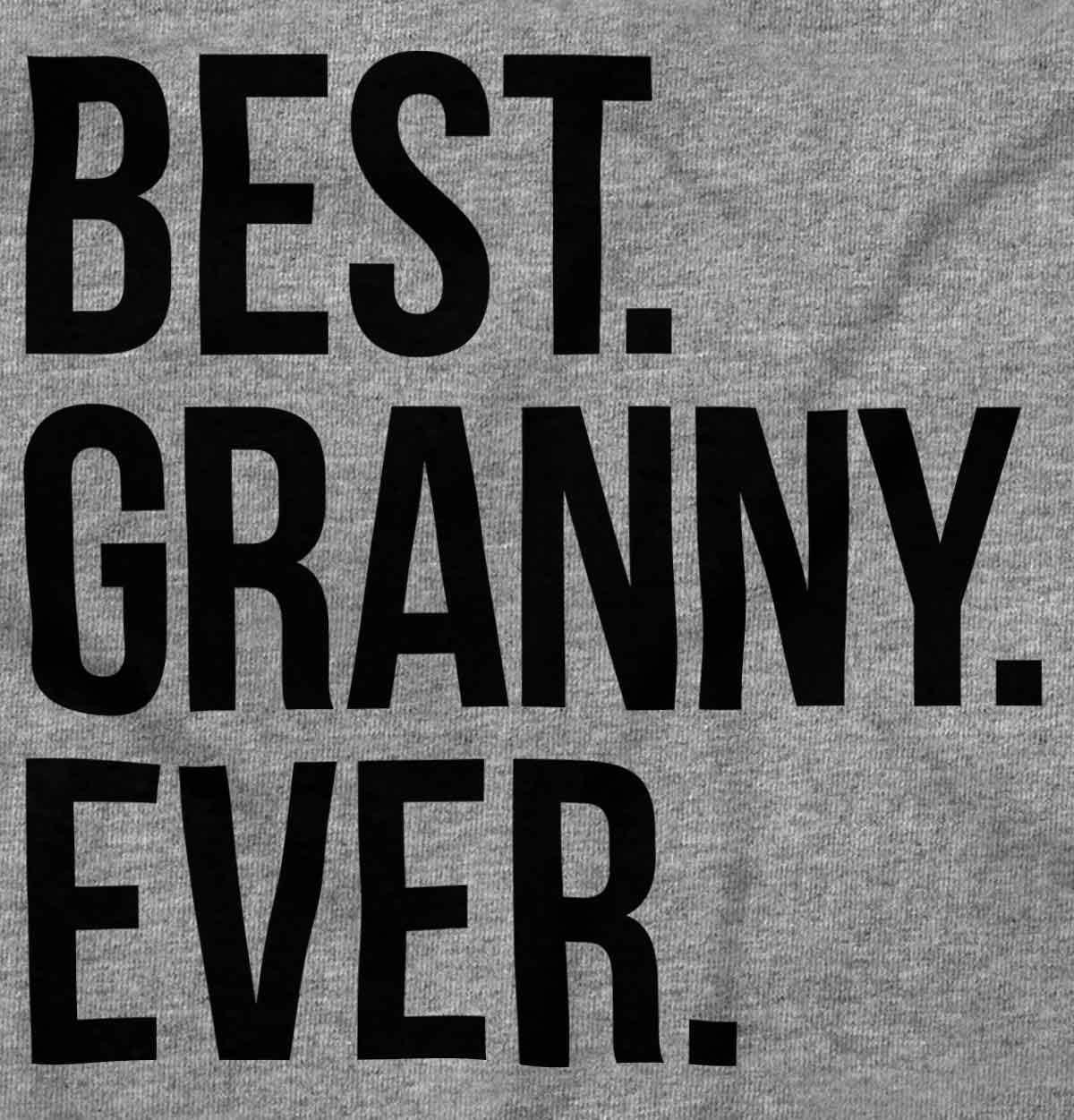 imageBrisco Brands Best Granny Ever Grandma Grams Mother Hoodie Sweatshirt WomenSport Grey
