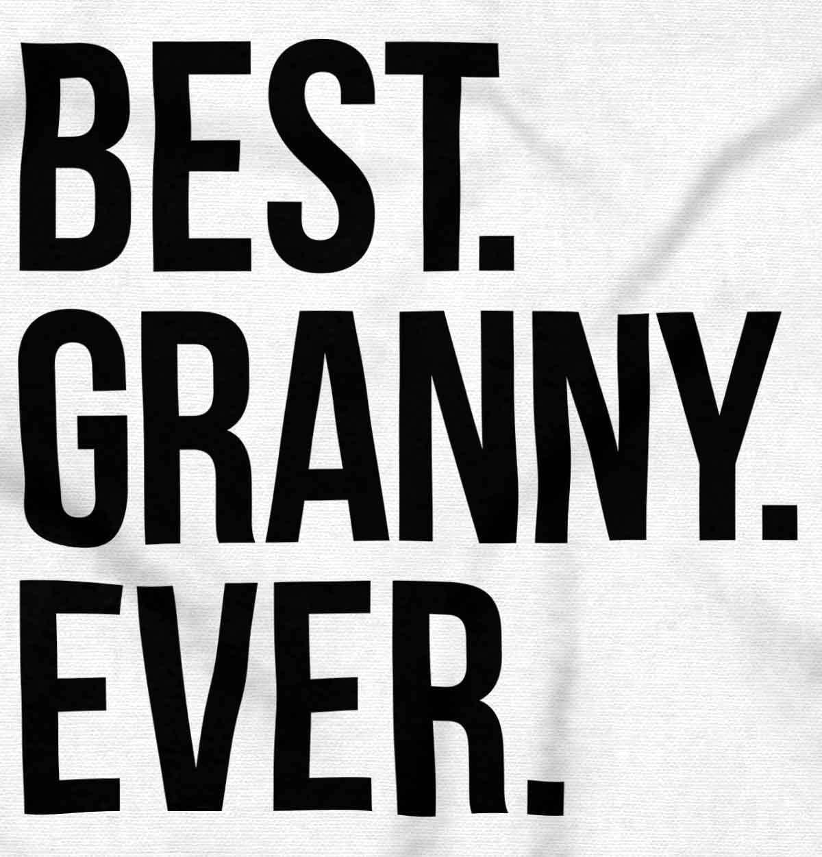 imageBrisco Brands Best Granny Ever Grandma Grams Mother Women Crewneck SweatshirtWhite