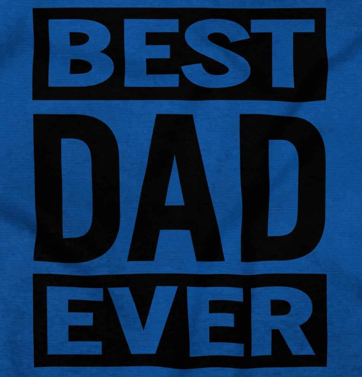 imageBrisco Brands Cool Best Dad Ever Fathers Day Hoodie Hooded Sweatshirt MenRoyal