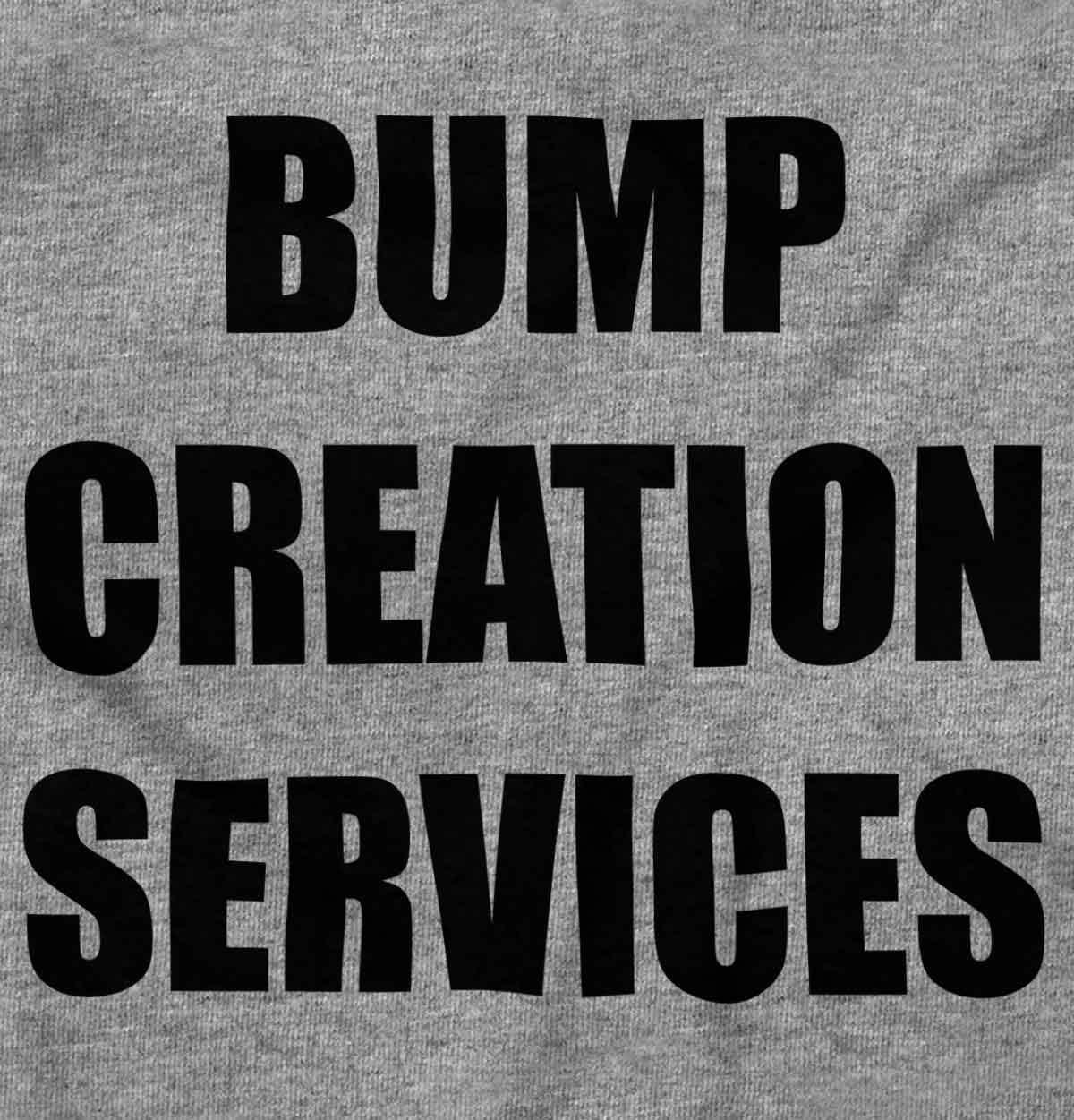 imageBrisco Brands Dad Bump Creation Baby Announcement Mens Graphic T Shirt TeesSport Grey