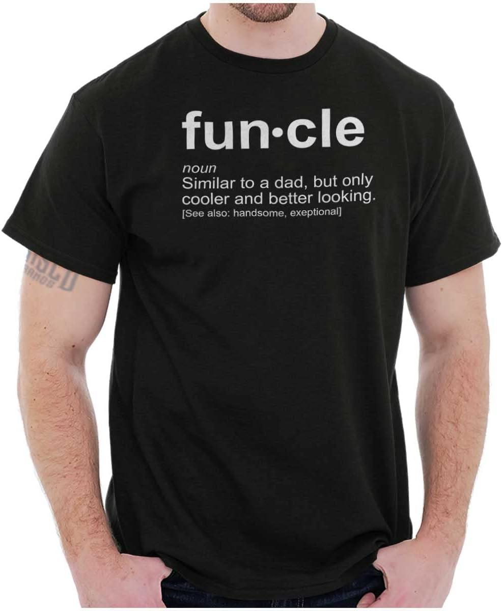 imageBrisco Brands Funcle Fun Uncle Definition Cool Mens Graphic T Shirt TeesBlack