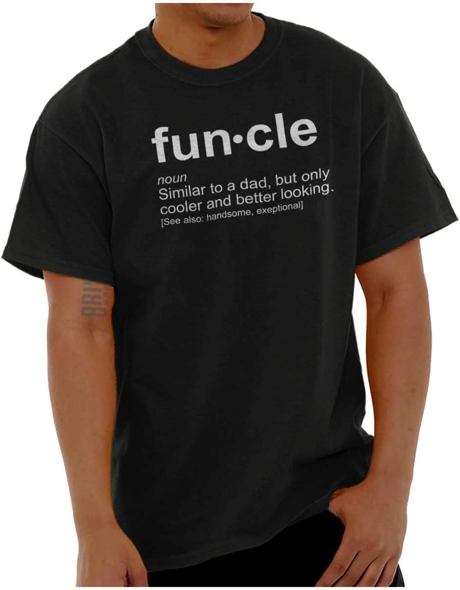 imageBrisco Brands Funcle Fun Uncle Definition Cool Mens Graphic T Shirt TeesBlack