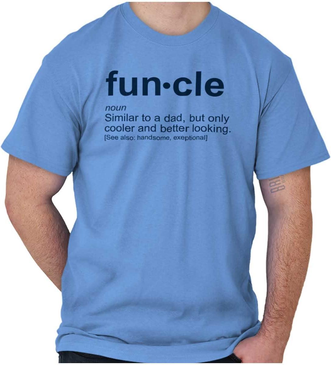 imageBrisco Brands Funcle Fun Uncle Definition Cool Mens Graphic T Shirt TeesCarolina Blue