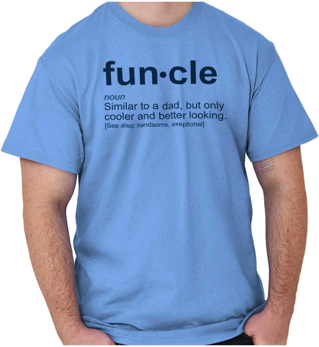 imageBrisco Brands Funcle Fun Uncle Definition Cool Mens Graphic T Shirt TeesCarolina Blue