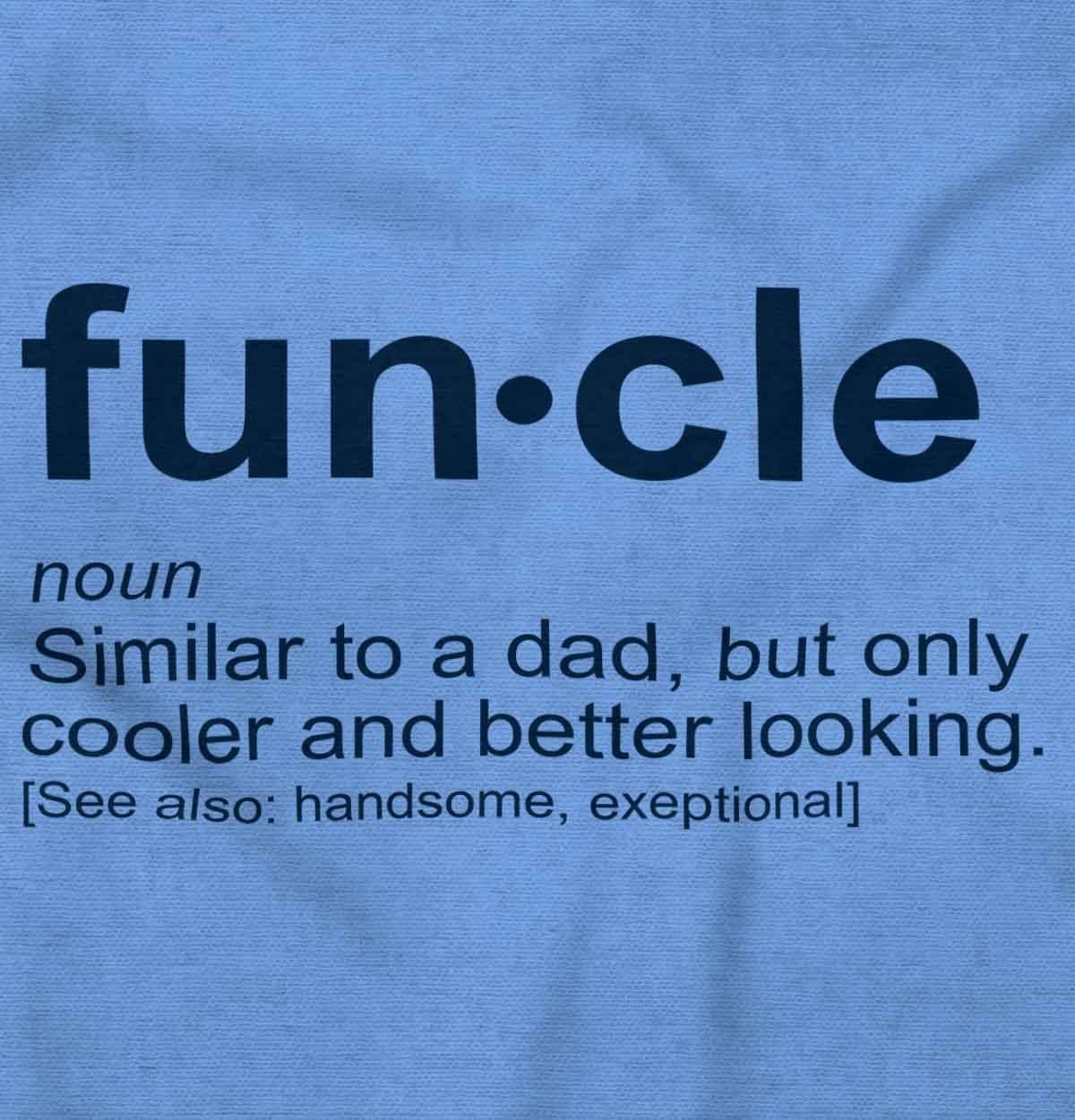 imageBrisco Brands Funcle Fun Uncle Definition Cool Mens Graphic T Shirt TeesCarolina Blue