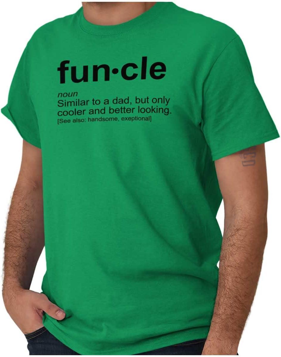 imageBrisco Brands Funcle Fun Uncle Definition Cool Mens Graphic T Shirt TeesIrish Green