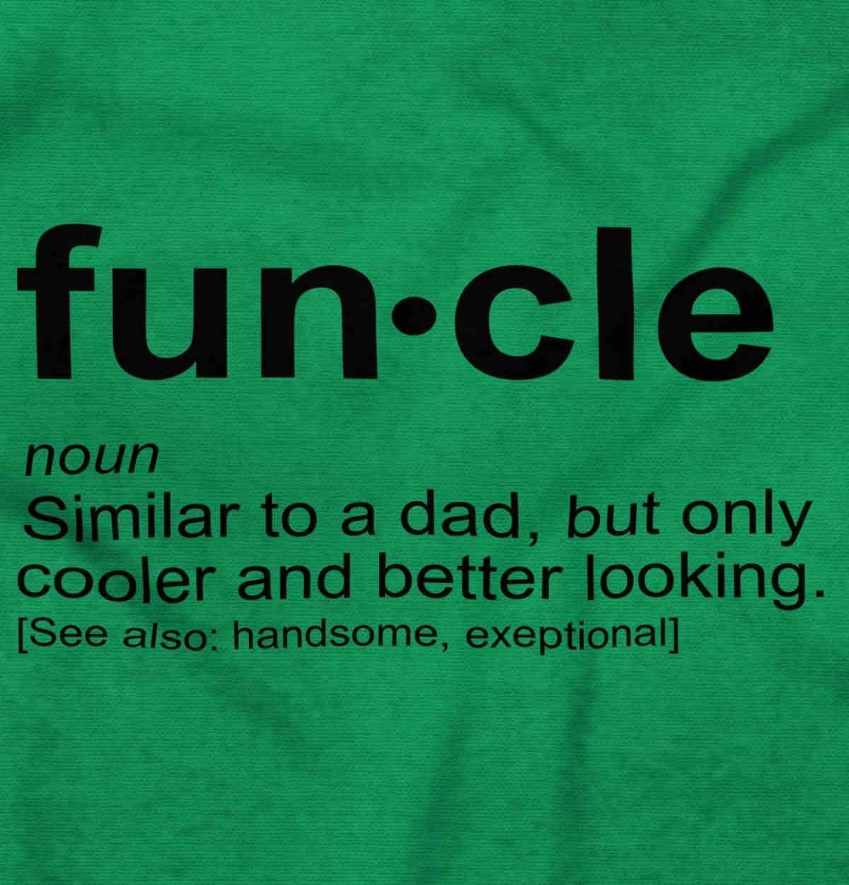 imageBrisco Brands Funcle Fun Uncle Definition Cool Mens Graphic T Shirt TeesIrish Green