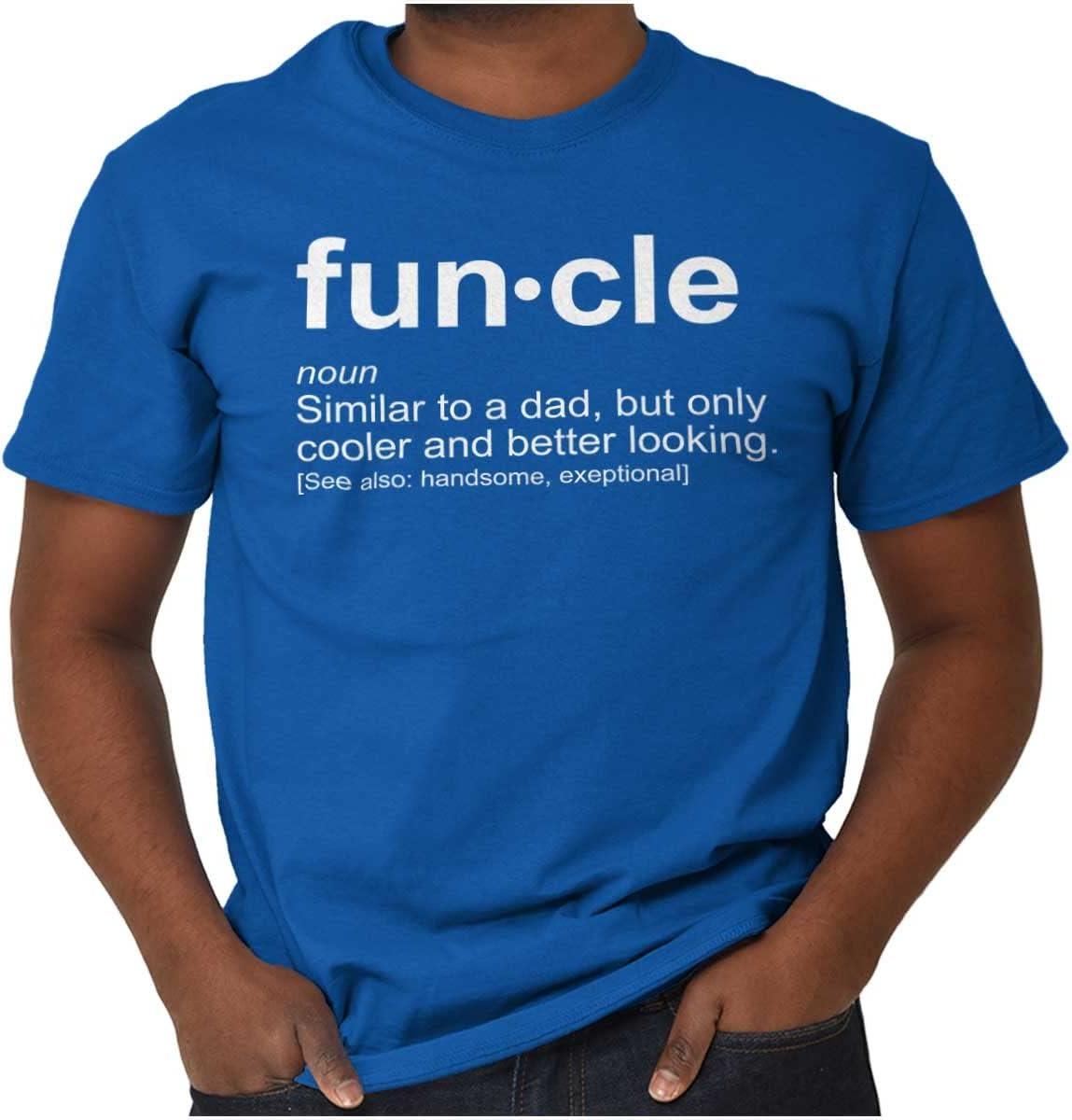 imageBrisco Brands Funcle Fun Uncle Definition Cool Mens Graphic T Shirt TeesRoyal