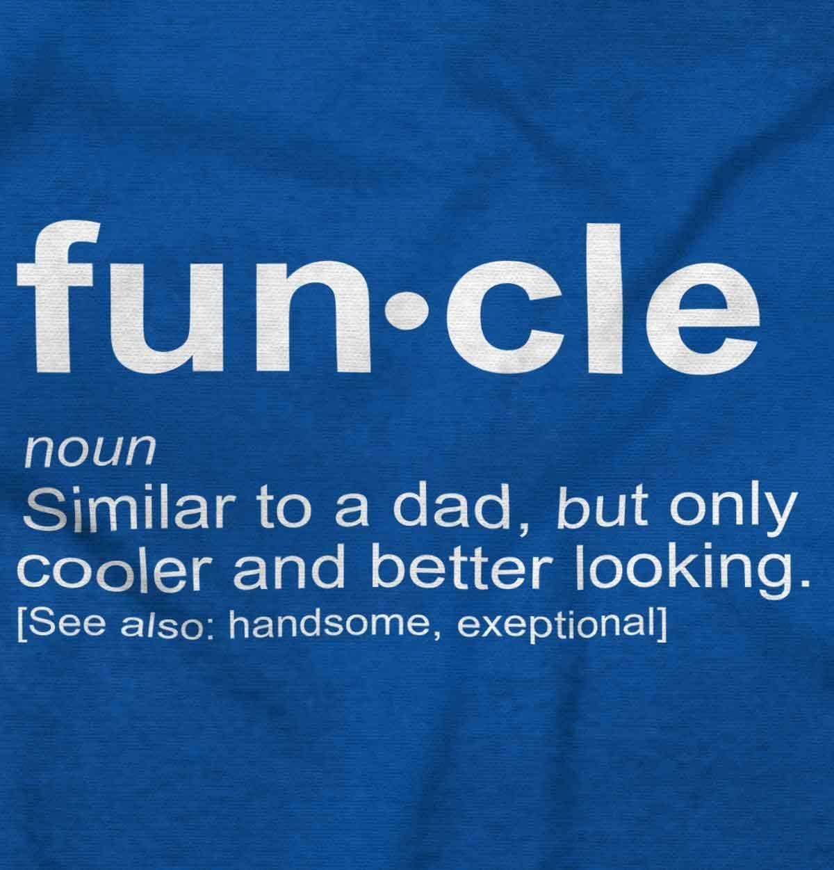 imageBrisco Brands Funcle Fun Uncle Definition Cool Mens Graphic T Shirt TeesRoyal