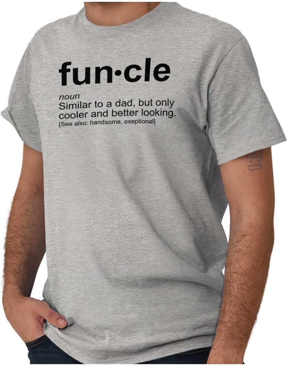 imageBrisco Brands Funcle Fun Uncle Definition Cool Mens Graphic T Shirt TeesSport Grey