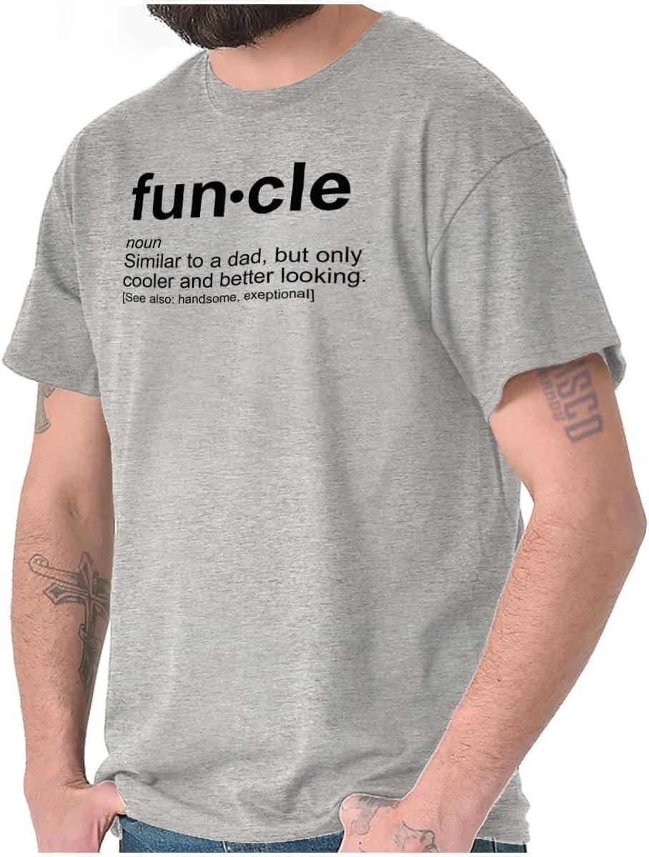 imageBrisco Brands Funcle Fun Uncle Definition Cool Mens Graphic T Shirt TeesSport Grey