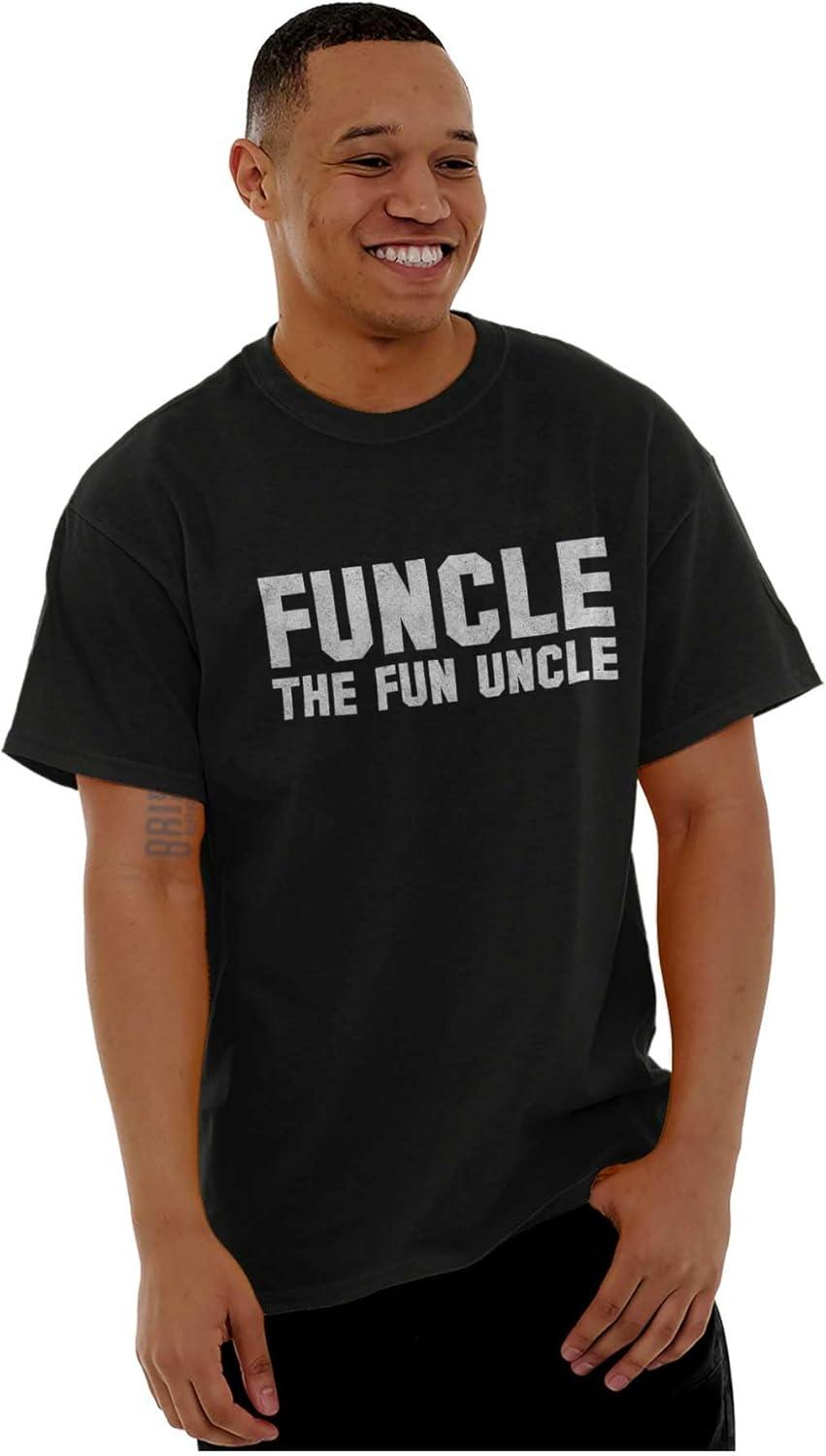 imageBrisco Brands Funcle The Fun Uncle Graphic T Shirt Men or WomenBlack