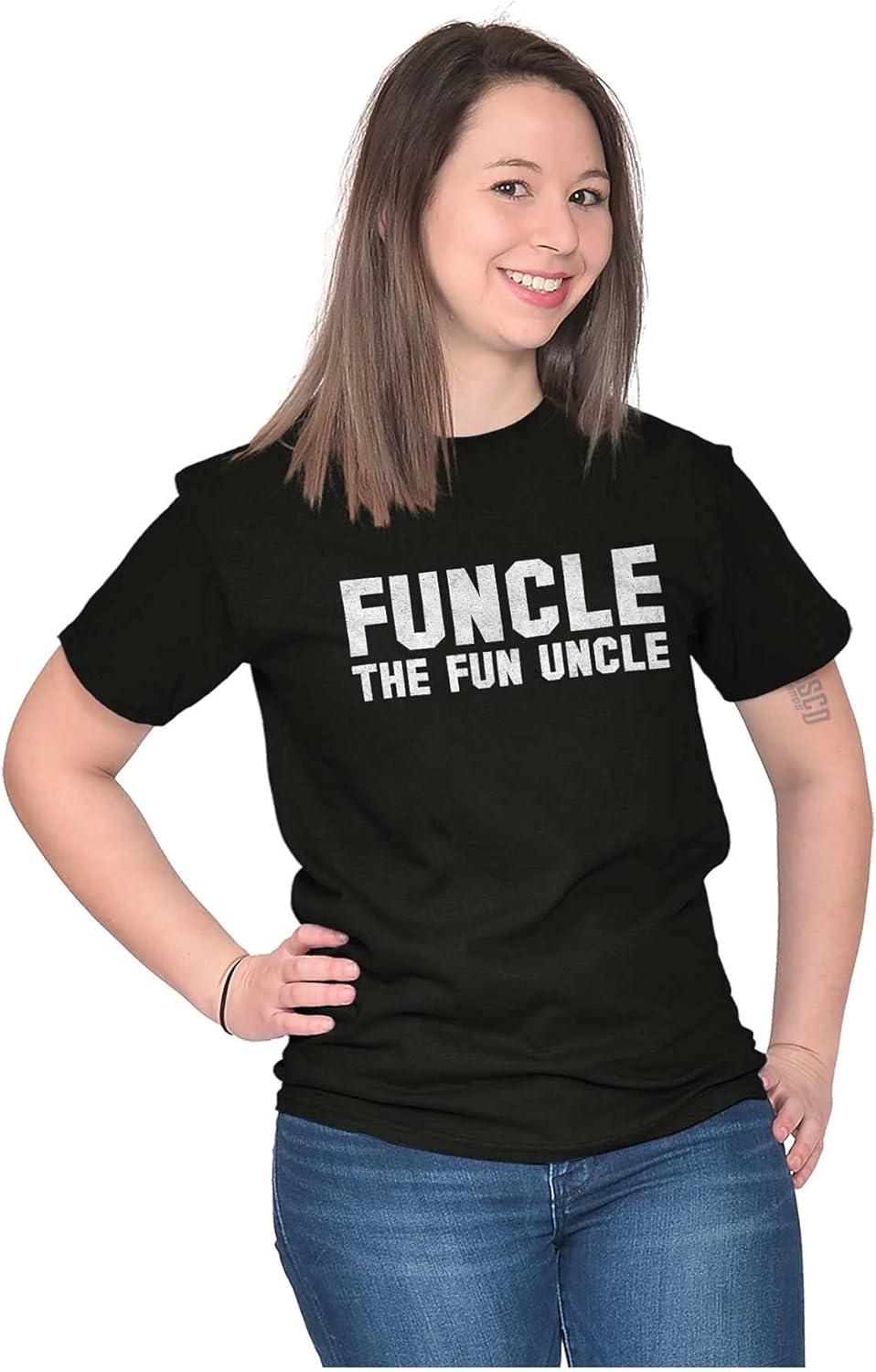 imageBrisco Brands Funcle The Fun Uncle Graphic T Shirt Men or WomenBlack