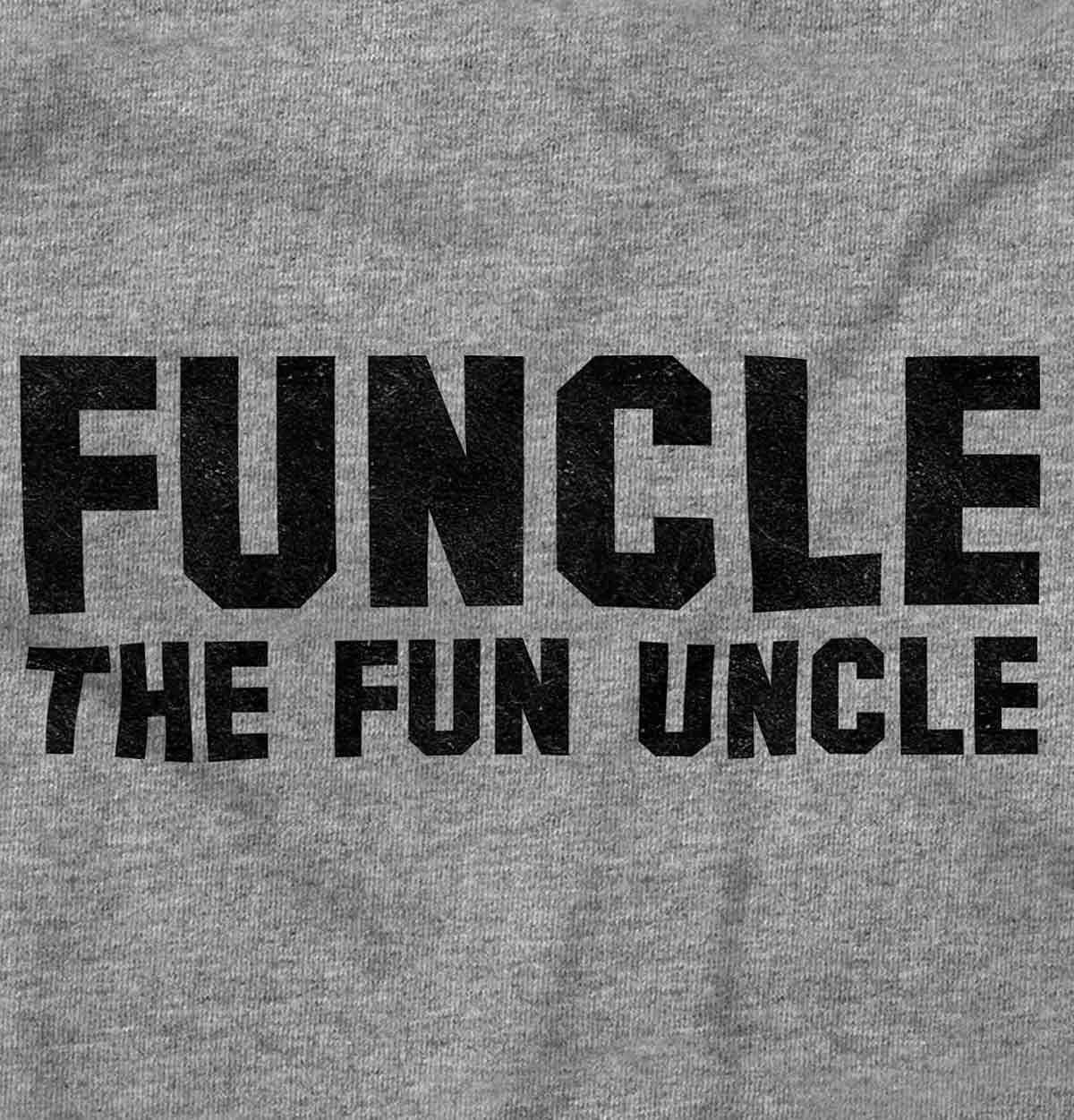 imageBrisco Brands Funcle The Fun Uncle Graphic T Shirt Men or WomenSport Grey