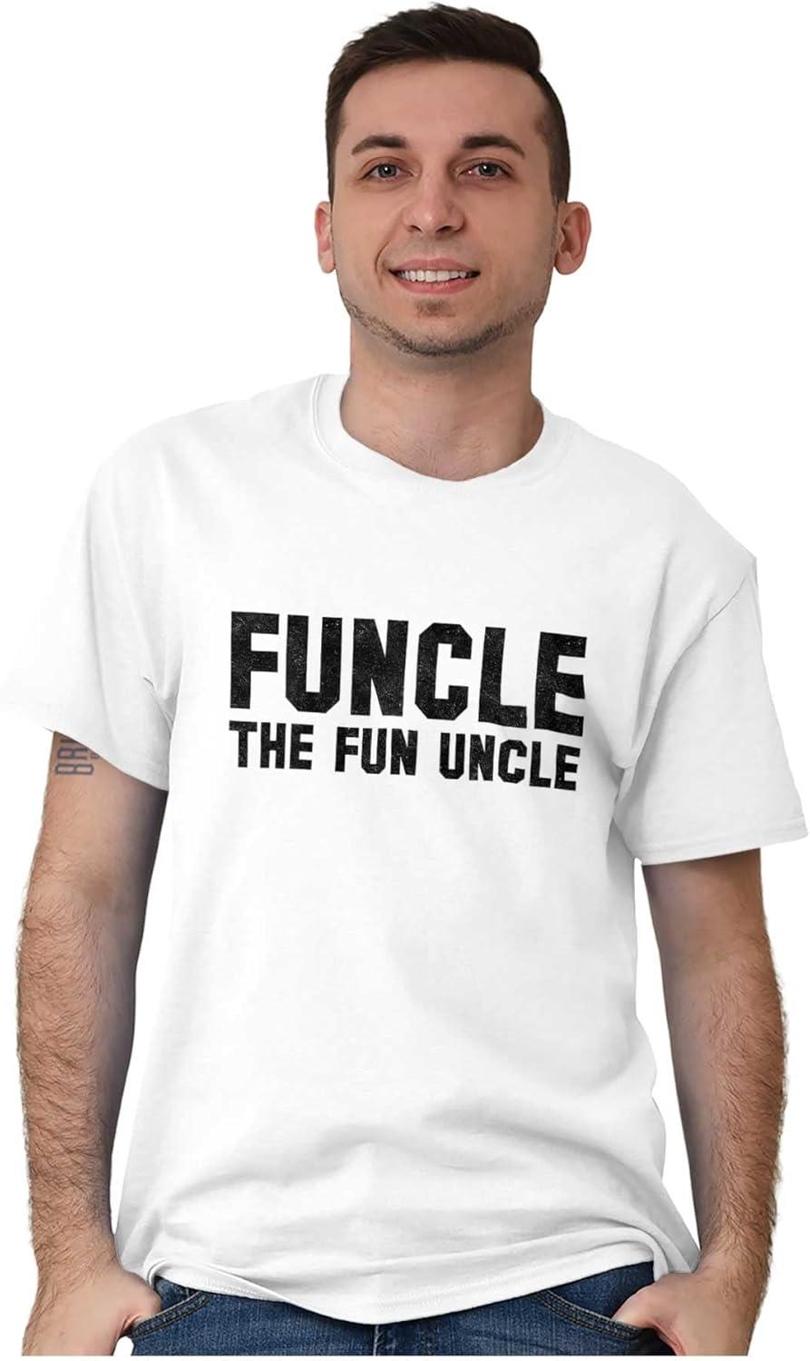 imageBrisco Brands Funcle The Fun Uncle Graphic T Shirt Men or WomenWhite