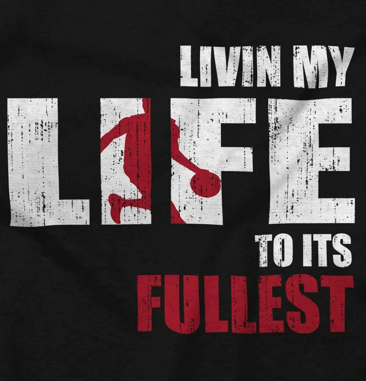 imageBrisco Brands Living Life Its Fullest Basketball Kids Hoodie Sweatshirt Boys