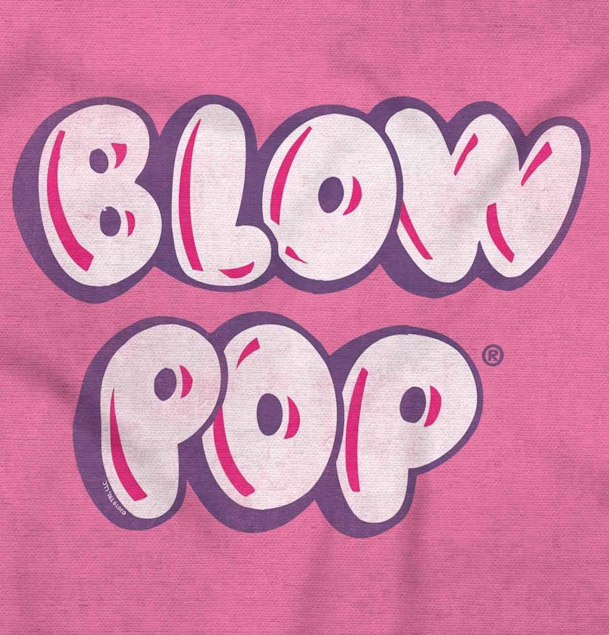 imageBrisco Brands Retro Blow Pop Logo Cute Candy Womens Graphic T Shirt TeesAzalea