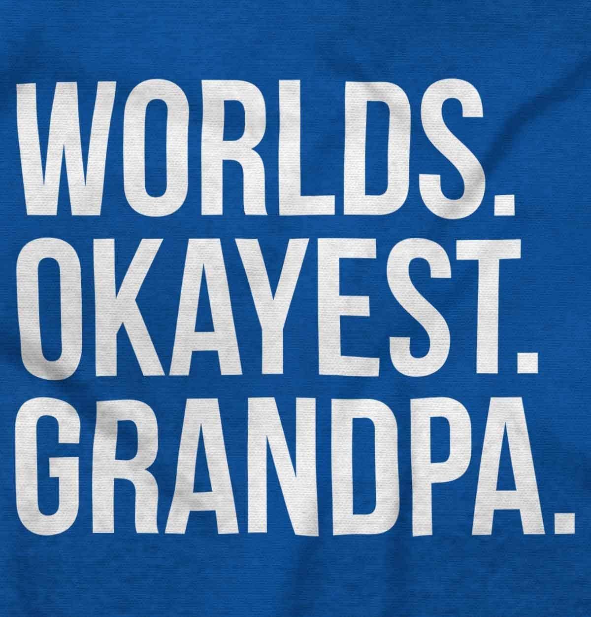 imageBrisco Brands Worlds Okayest Grandpa Funny Hoodie Hooded Sweatshirt MenRoyal