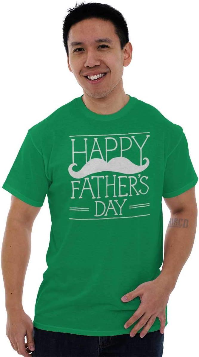 imageClassic Teaze Happy Fathers Day Dad Mustache Mens Graphic T Shirt TeesIrish Green
