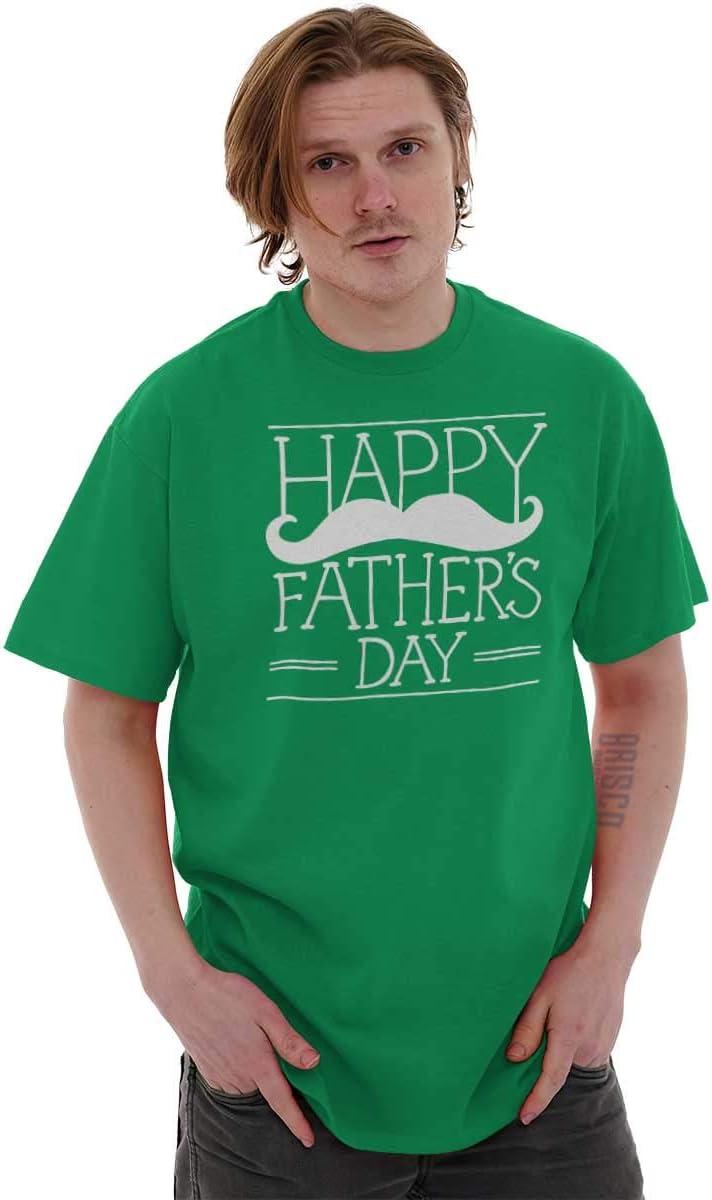 imageClassic Teaze Happy Fathers Day Dad Mustache Mens Graphic T Shirt TeesIrish Green