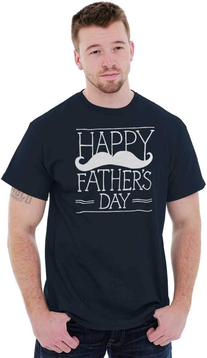 imageClassic Teaze Happy Fathers Day Dad Mustache Mens Graphic T Shirt TeesNavy