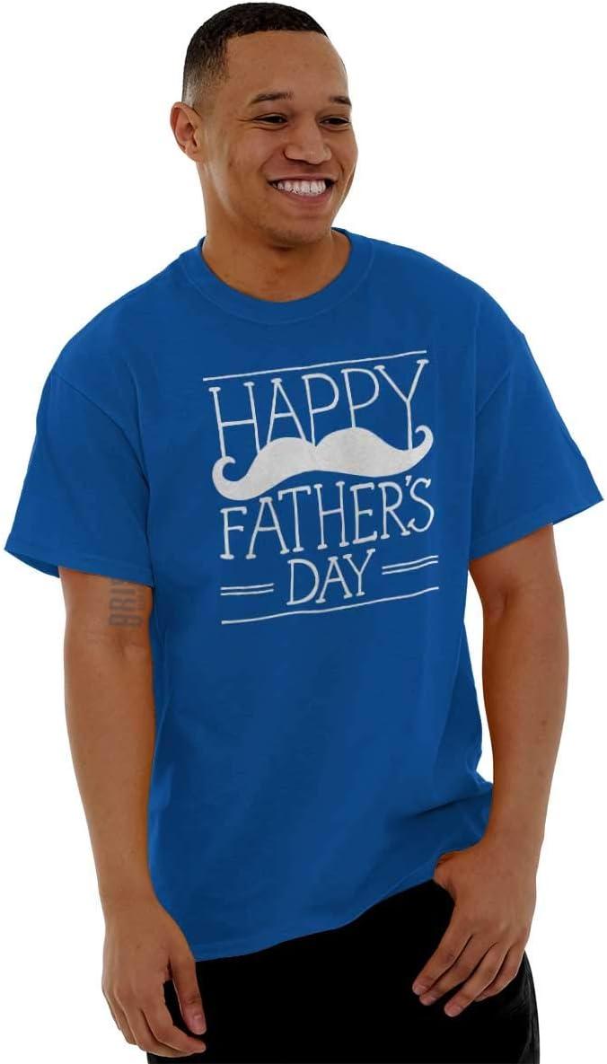 imageClassic Teaze Happy Fathers Day Dad Mustache Mens Graphic T Shirt TeesRoyal