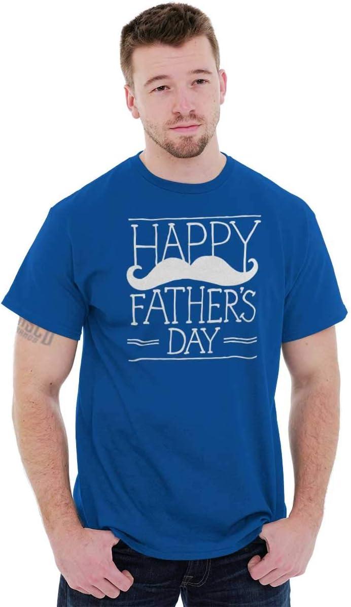 imageClassic Teaze Happy Fathers Day Dad Mustache Mens Graphic T Shirt TeesRoyal