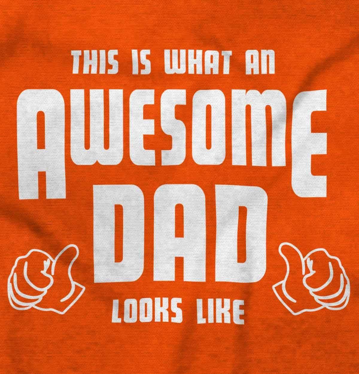 imageClassic Teaze This is What Awesome Dads Look Like Hoodie Hooded Sweatshirt MenOrange