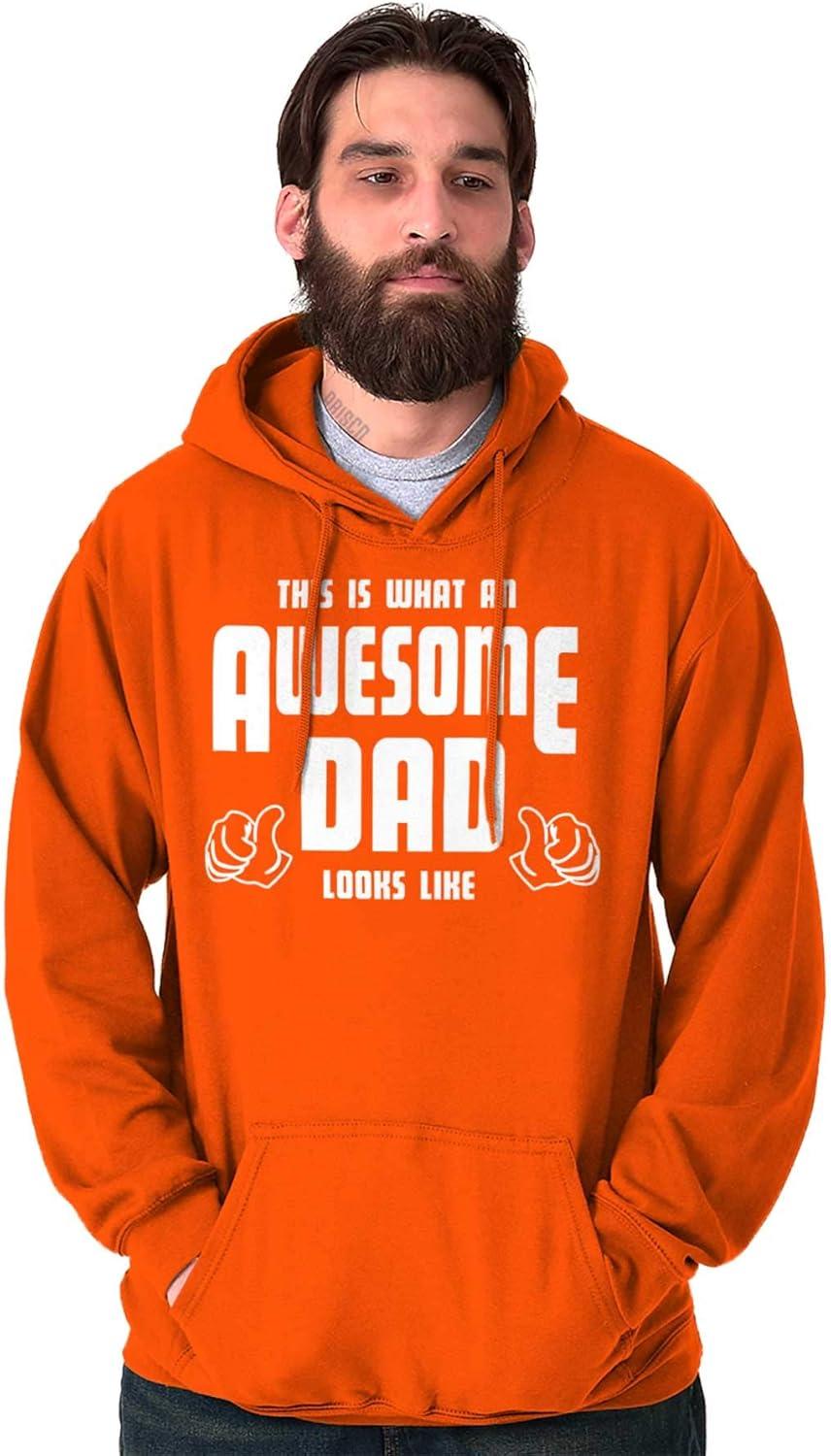 imageClassic Teaze This is What Awesome Dads Look Like Hoodie Hooded Sweatshirt MenOrange