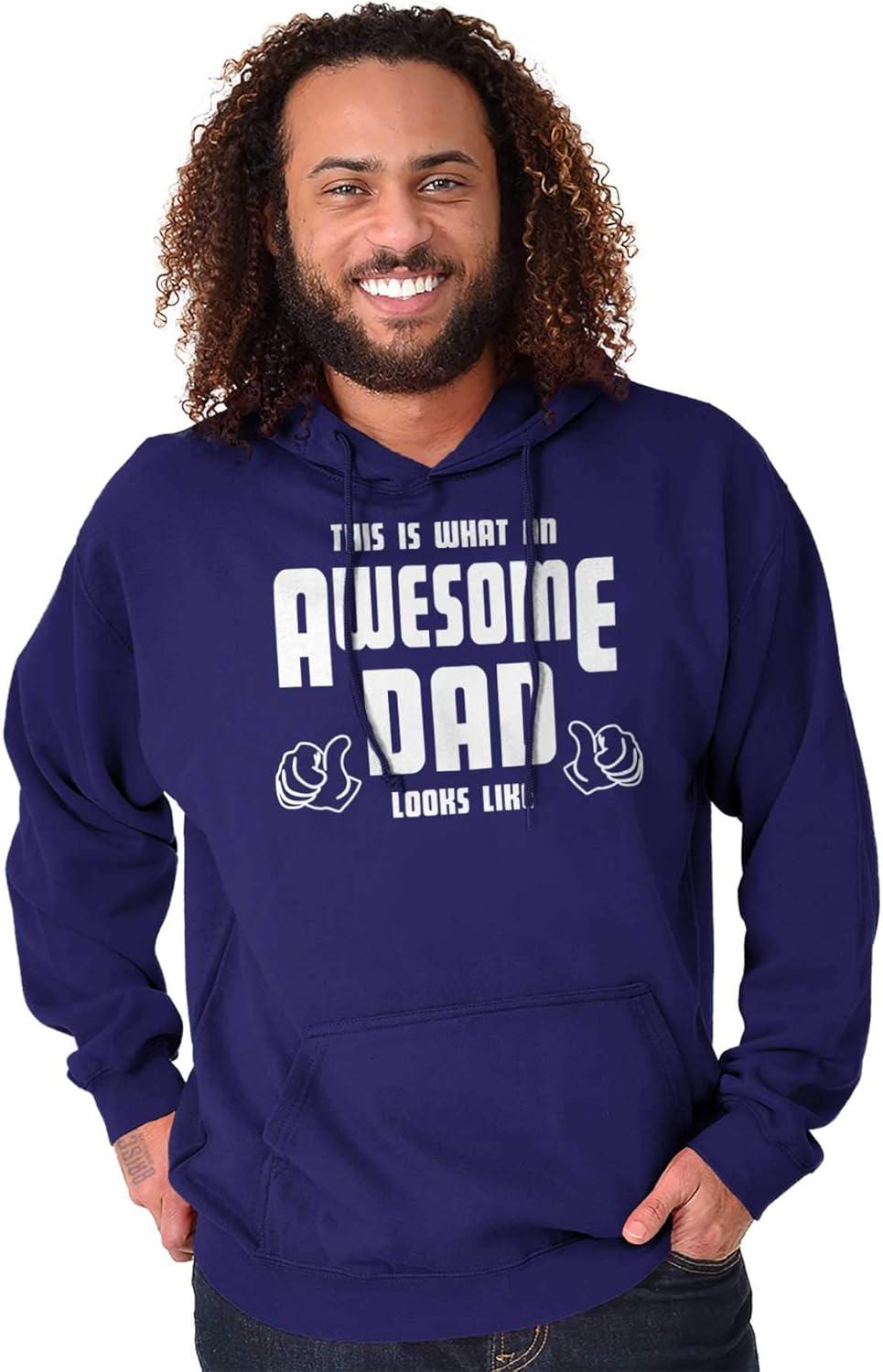 imageClassic Teaze This is What Awesome Dads Look Like Hoodie Hooded Sweatshirt MenPurple