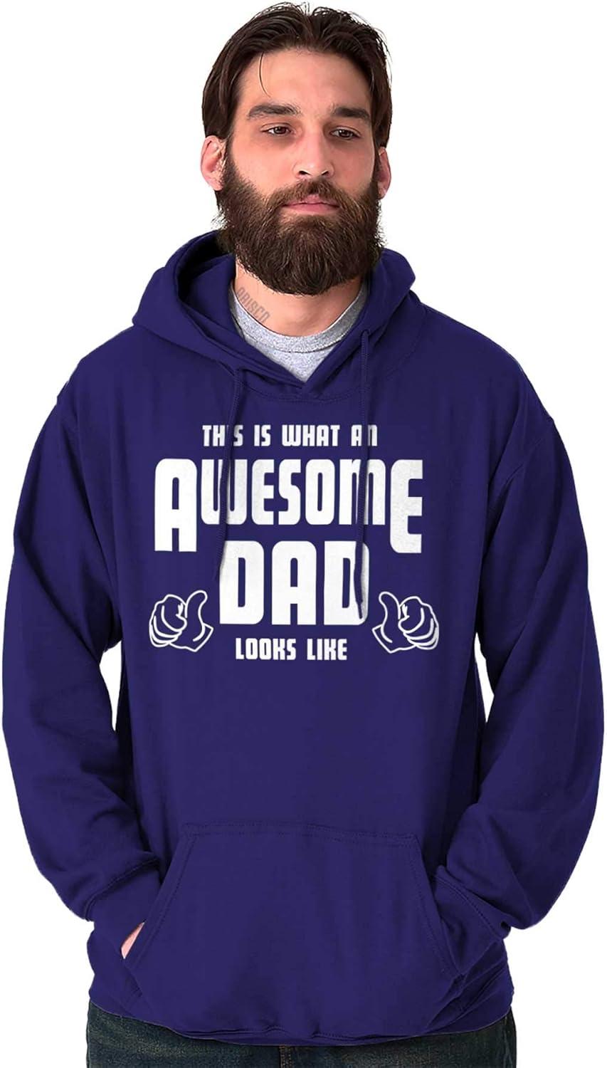 imageClassic Teaze This is What Awesome Dads Look Like Hoodie Hooded Sweatshirt MenPurple