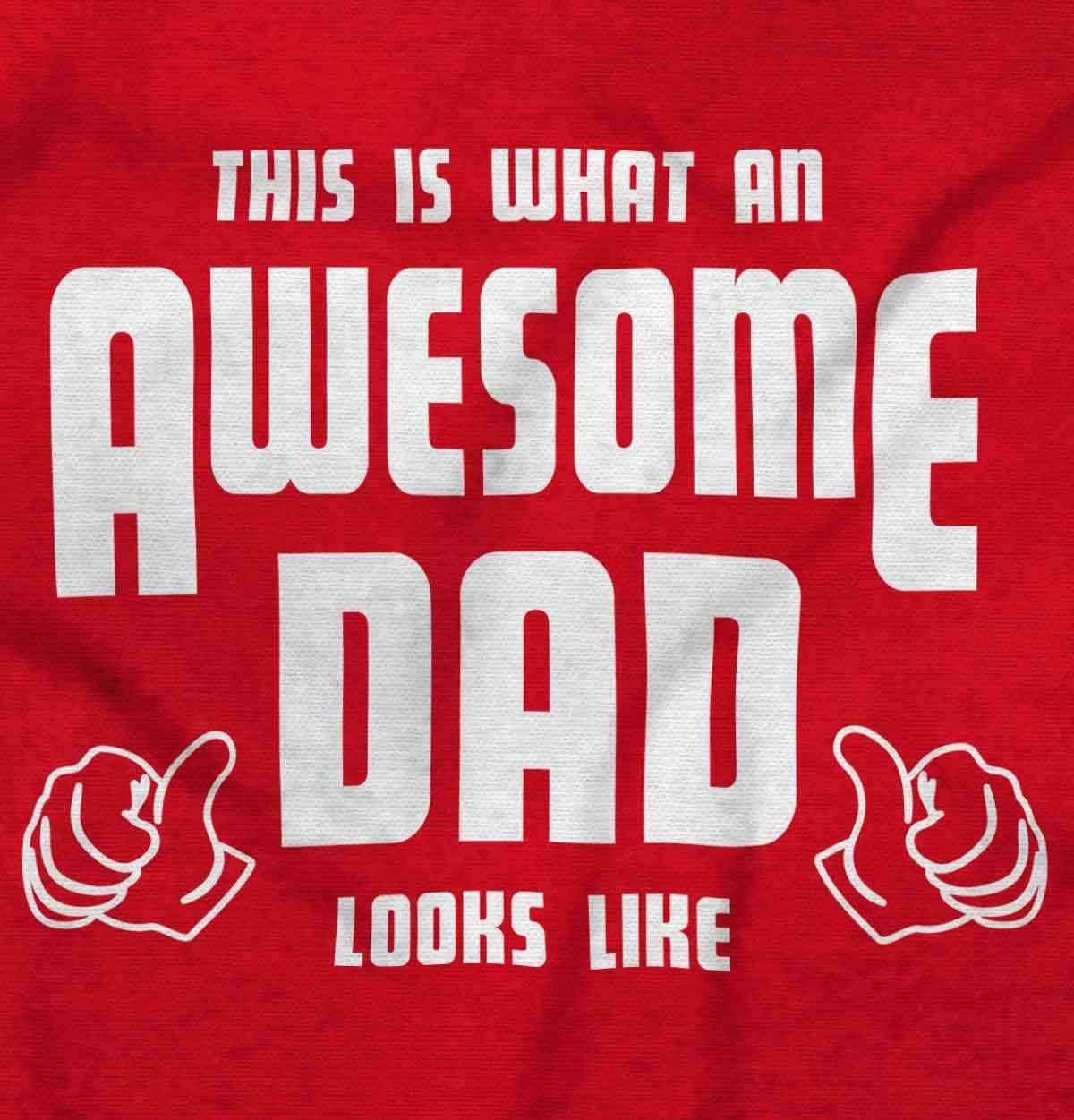 imageClassic Teaze This is What Awesome Dads Look Like Hoodie Hooded Sweatshirt MenRed
