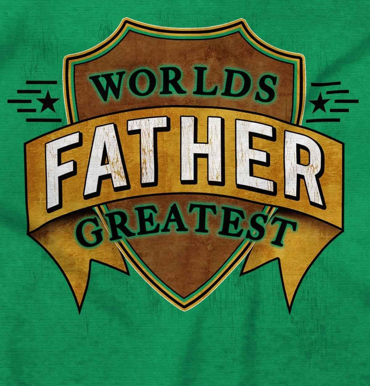imageClassic Teaze Worlds Greatest Father Trophy Dad Mens Graphic T Shirt TeesIrish Green