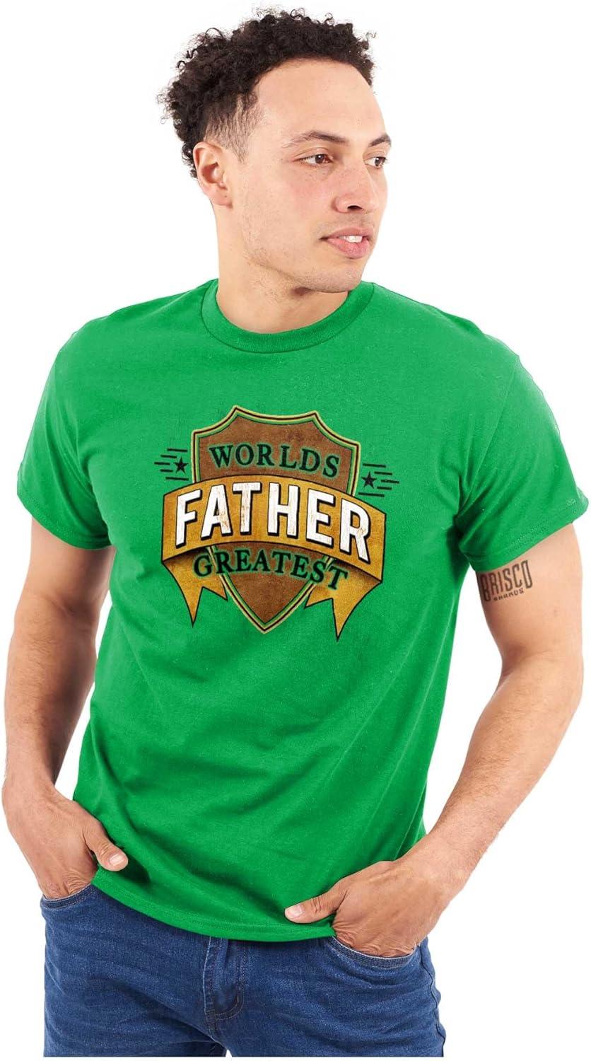 imageClassic Teaze Worlds Greatest Father Trophy Dad Mens Graphic T Shirt TeesIrish Green