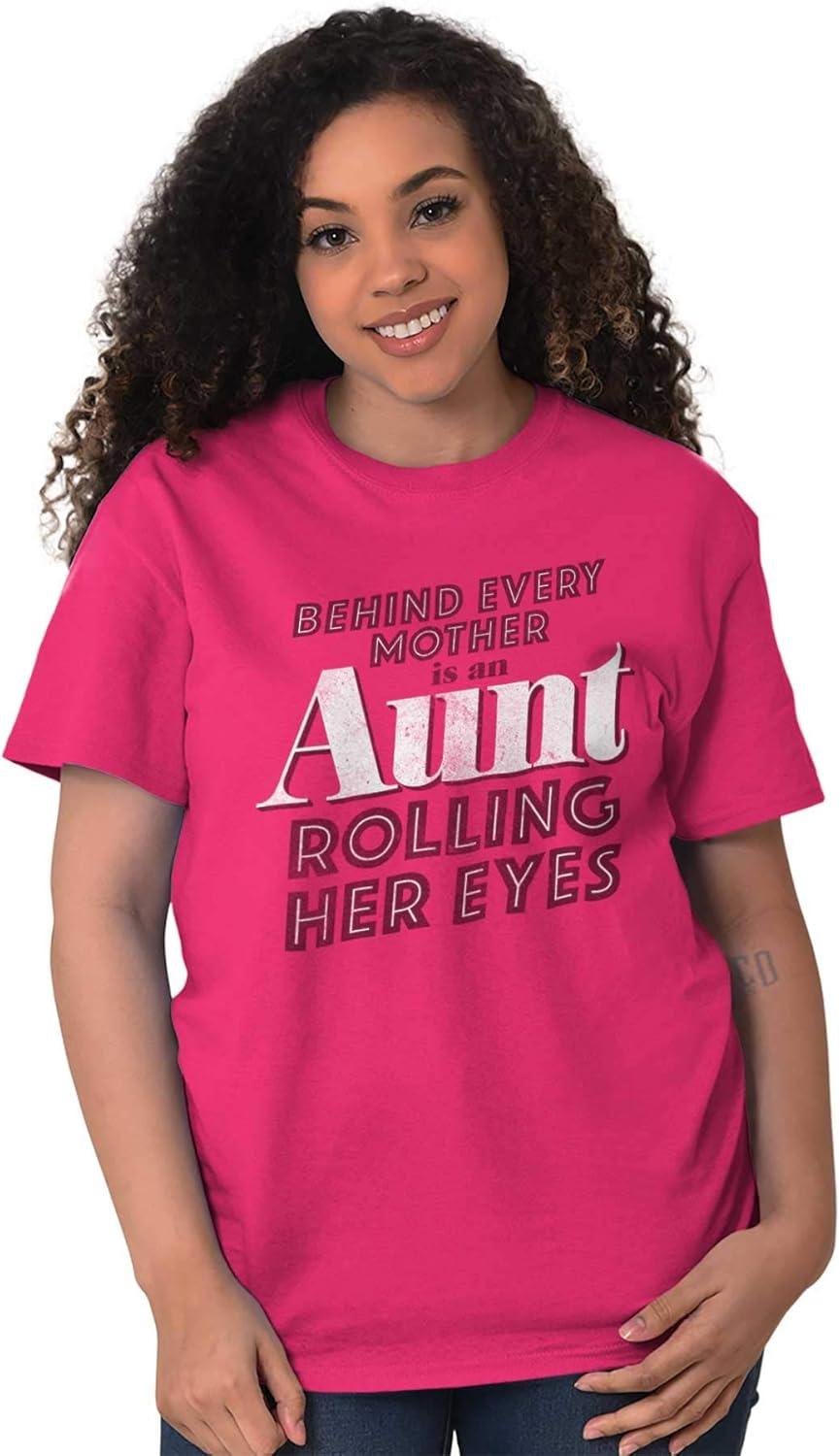imageCute Funny Favorite Cool Auntie Aunt Womens Graphic T Shirt TeesHeliconia