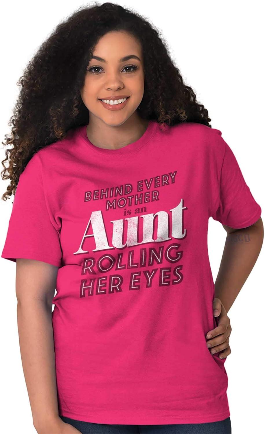 imageCute Funny Favorite Cool Auntie Aunt Womens Graphic T Shirt TeesHeliconia
