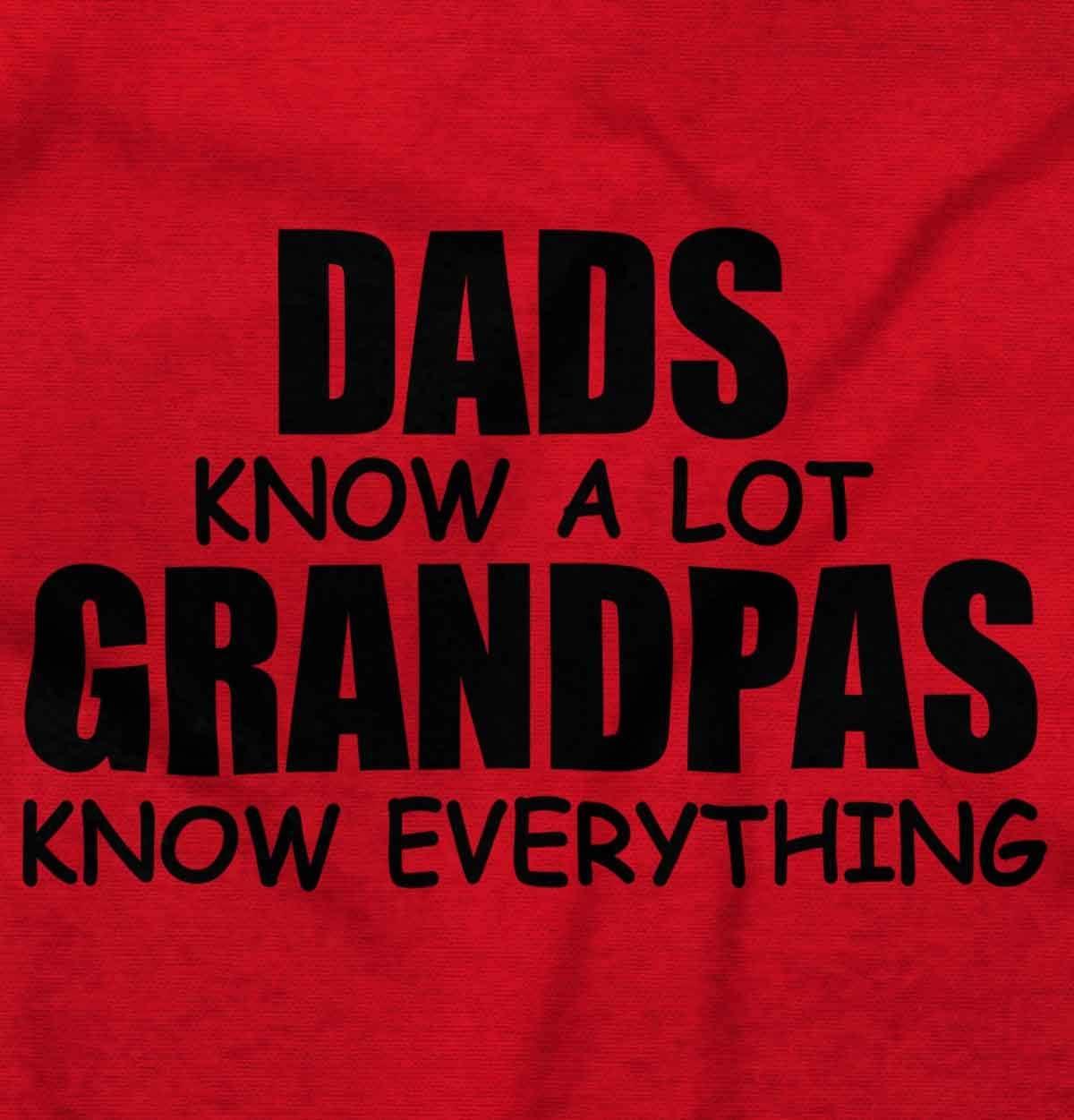 imageDad Knows A lot Grandpa Everything Hoodie Hooded Sweatshirt MenRed